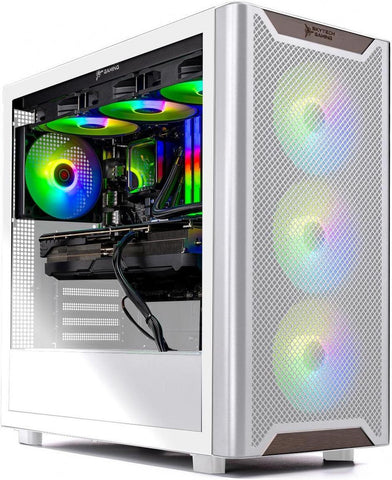 Skytech Chronos Gaming PC Desktop, Ryzen 7 9800X3D 4.7 GHz (5.2 GHz Turbo), NVIDIA RTX 5080 16GB GDDR7, 2TB SSD, 32GB DDR5 RAM 6000 RGB, 850W GOLD ATX 3.0 PSU, 360mm ARGB AIO , Wi-Fi, Win 11 Home